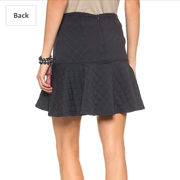 NWTS David Lerner quilted flounce skirt size XS - Picture 3 of 5